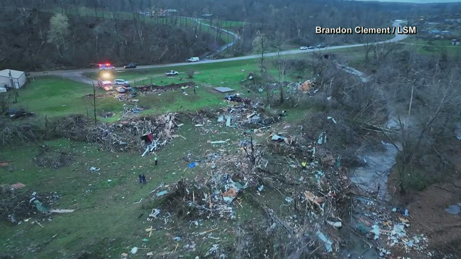 The Missouri State Highway Patrol confirmed at least four people died in the tornado.