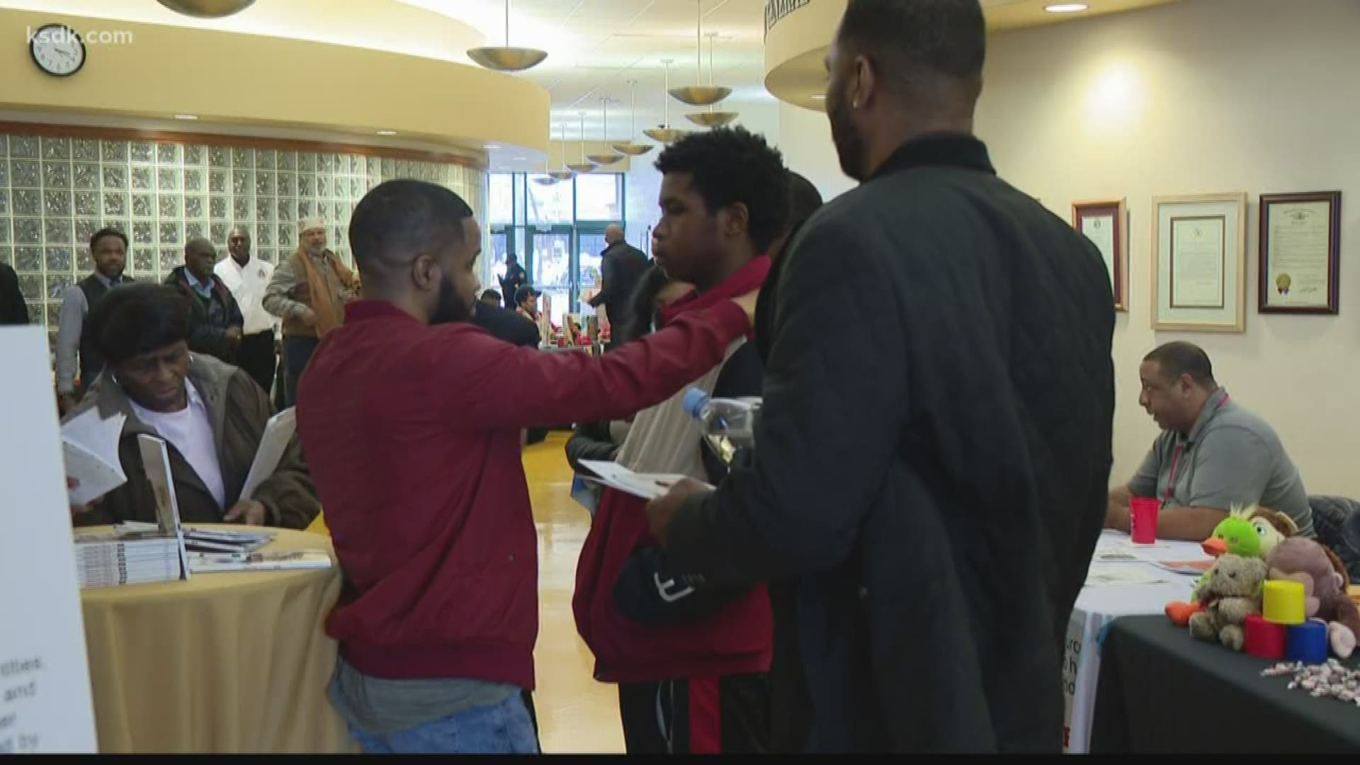 There was a special meeting at Harris Stowe State University Sunday, calling on men to step up in their neighborhoods.