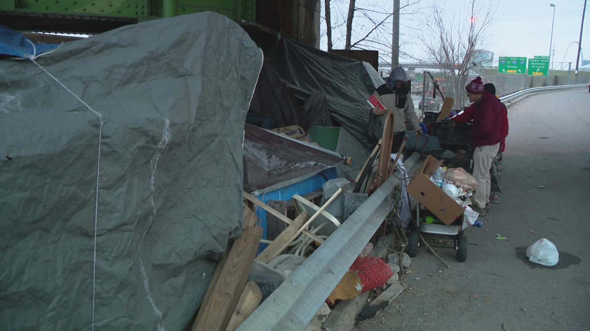 A search-and-rescue team from New Life Evangelistic Center spent the day on Wednesday hitting the streets and helping homeless people in the cold.