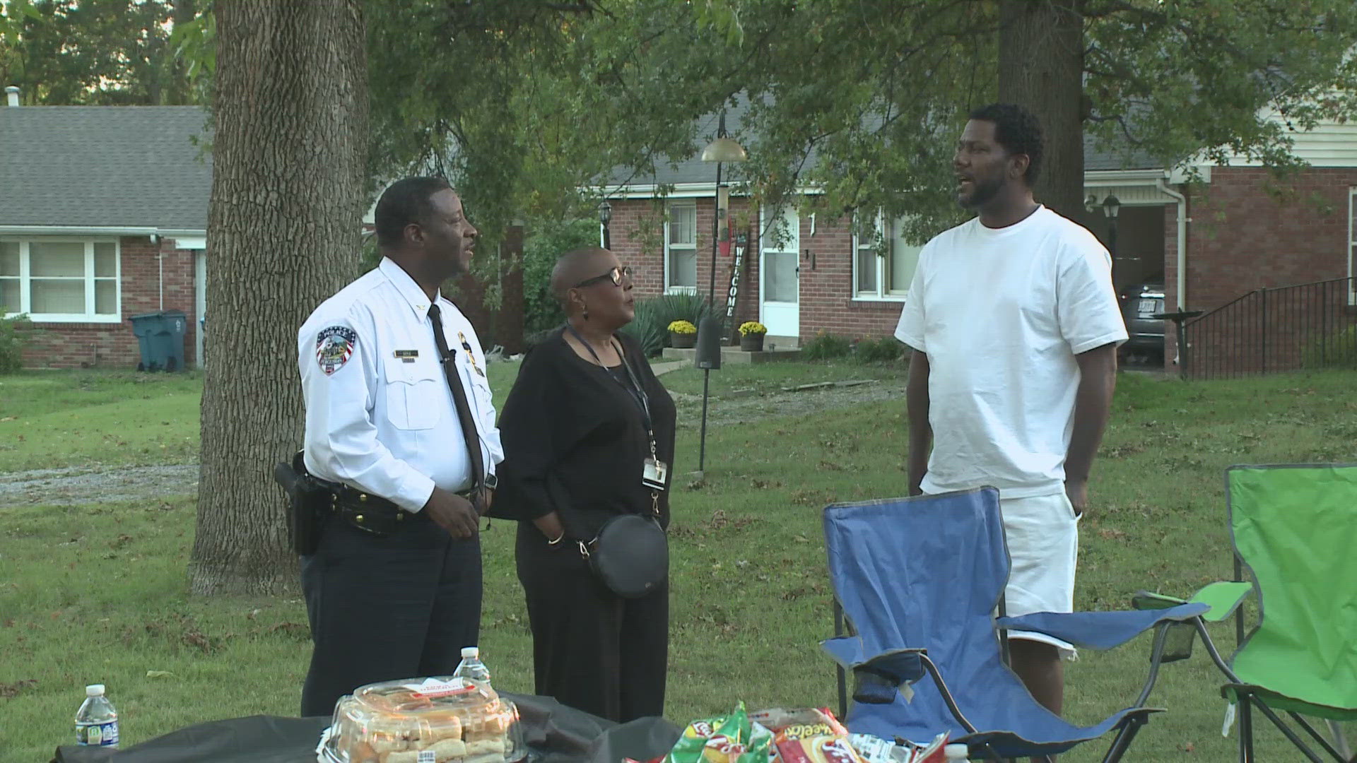 The city hosted several National Night out events. For some neighborhoods, this is the first time in years that they've taken part.