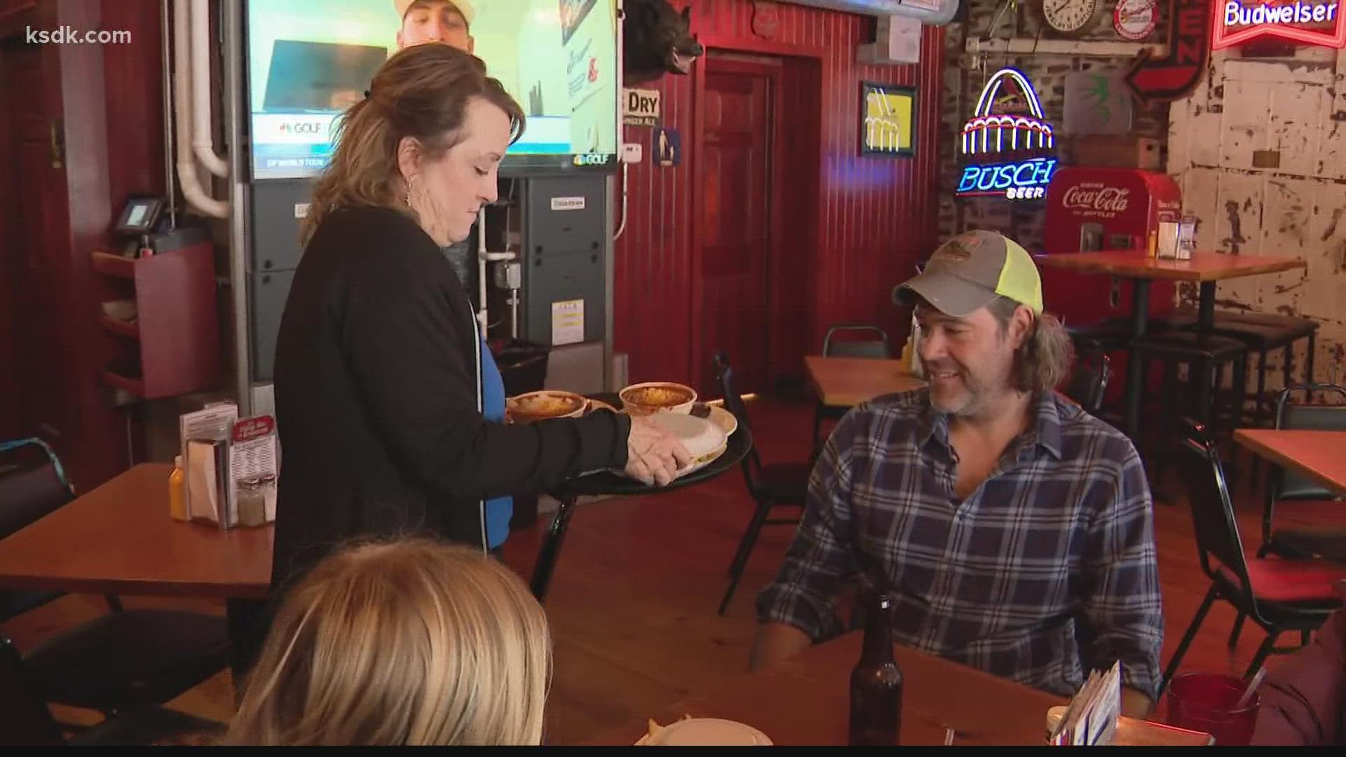 "There isn’t a snow day for customers so, we are here at the neighborhood bar."