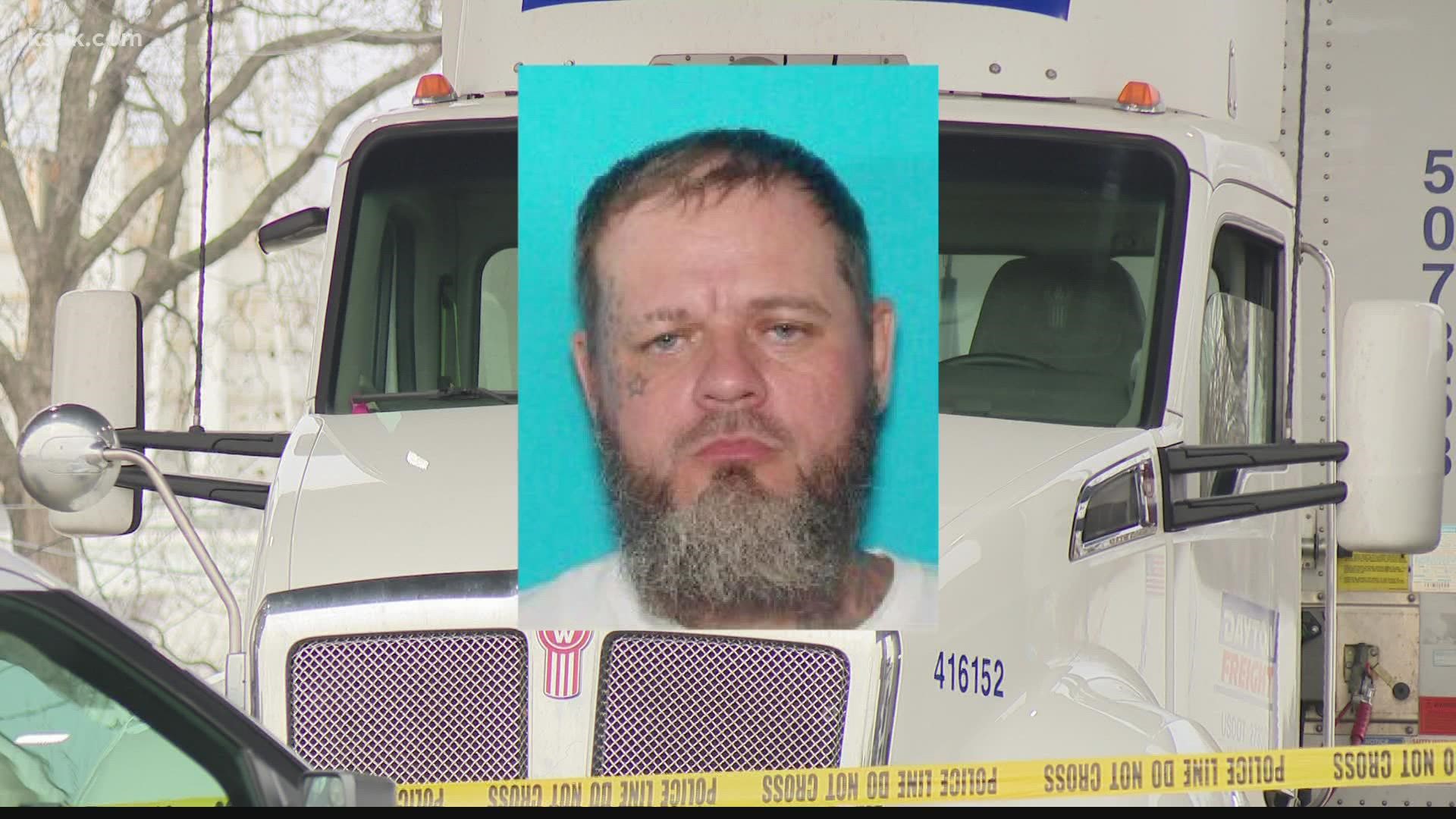 The suspect, 40-year-old Ray Tate, was taken into custody Wednesday afternoon in Clinton County, Illinois.