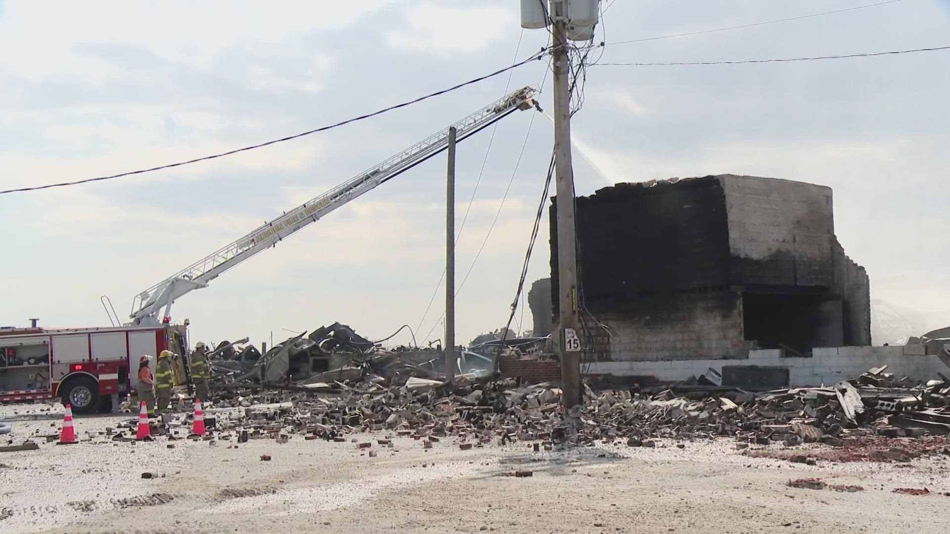 The Carlinville Fire Department and many other crews battled the fire for nearly eight hours.