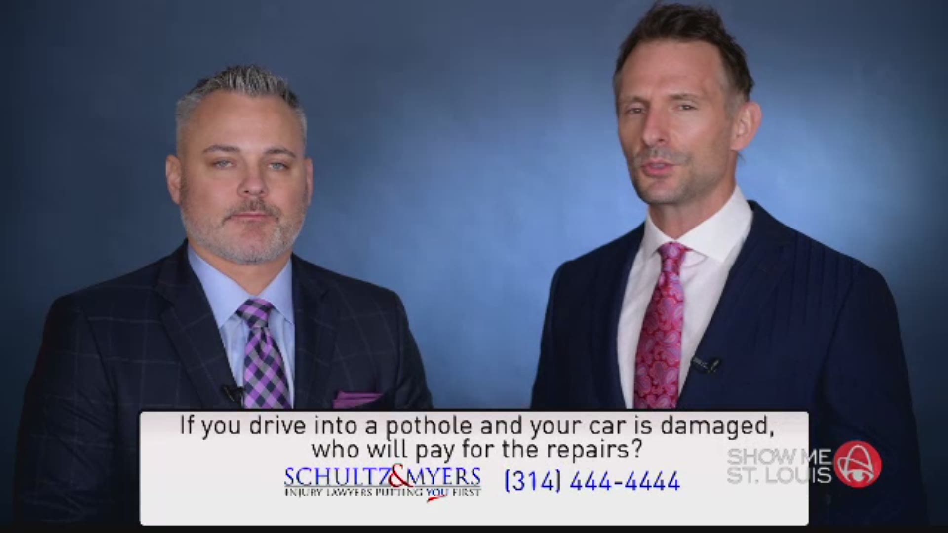 Schultz & Myers Law Firm answers who is responsible for pothole repairs.