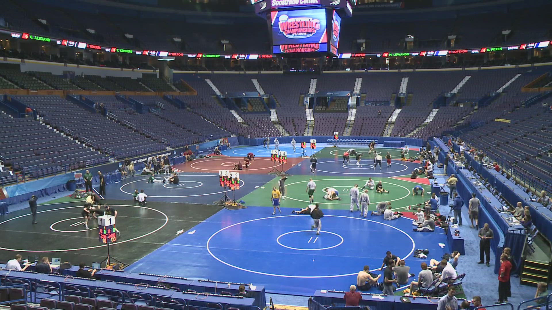 The championships will be held at Enterprise Center. The NCAA Wrestling Championships were last held in St. Louis in 2021.