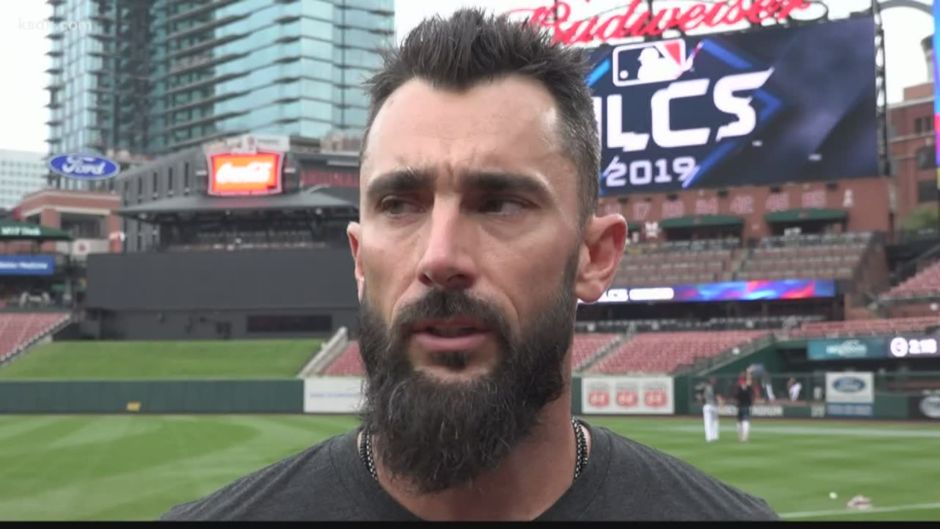 Matt Carpenter took himself out of the game in the first inning for the good of the team.