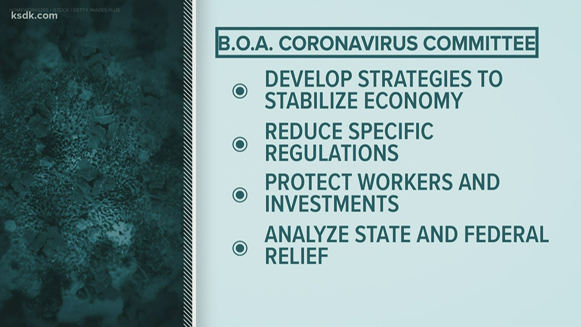 The Board of Aldermen will introduce a resolution Tuesday to create a coronavirus special committee to address economic relief in St. Louis.