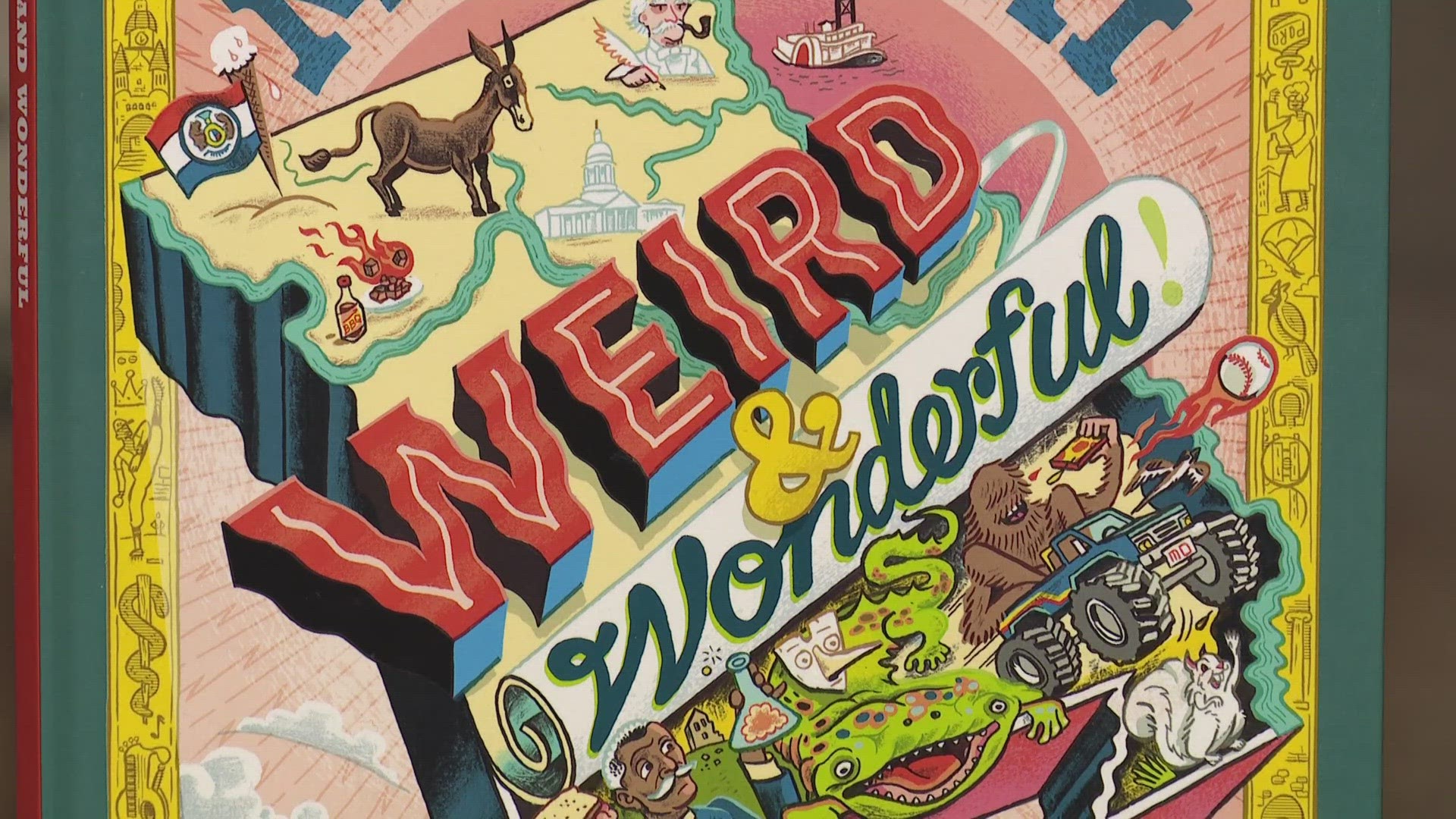 Illustrator Dan Zettwoch provided the amazing art in the book that shows off the "Weird & Wonderful" parts of Missouri. Amanda Doyle coauthored the book.