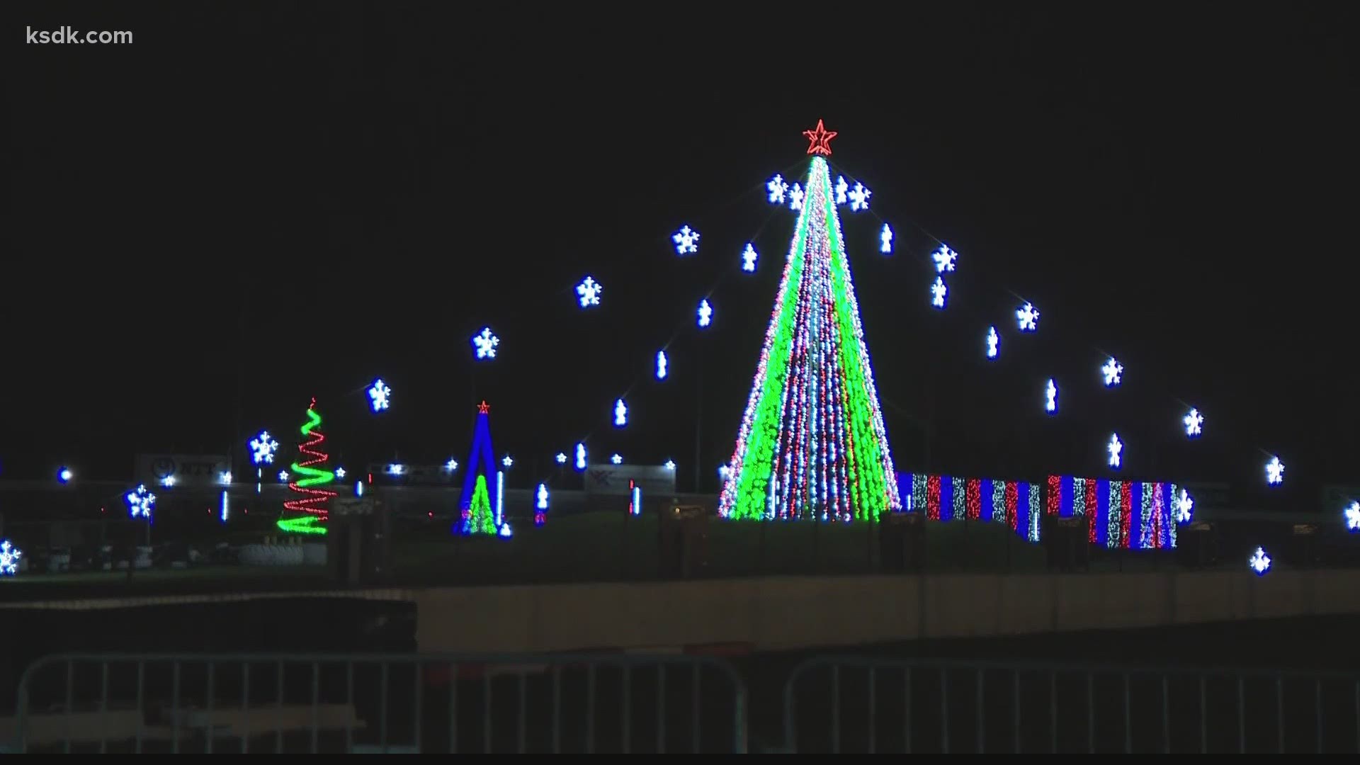 Get out of the house, but stay in your car, and see some awesome lights at World Wide Technology Raceway.