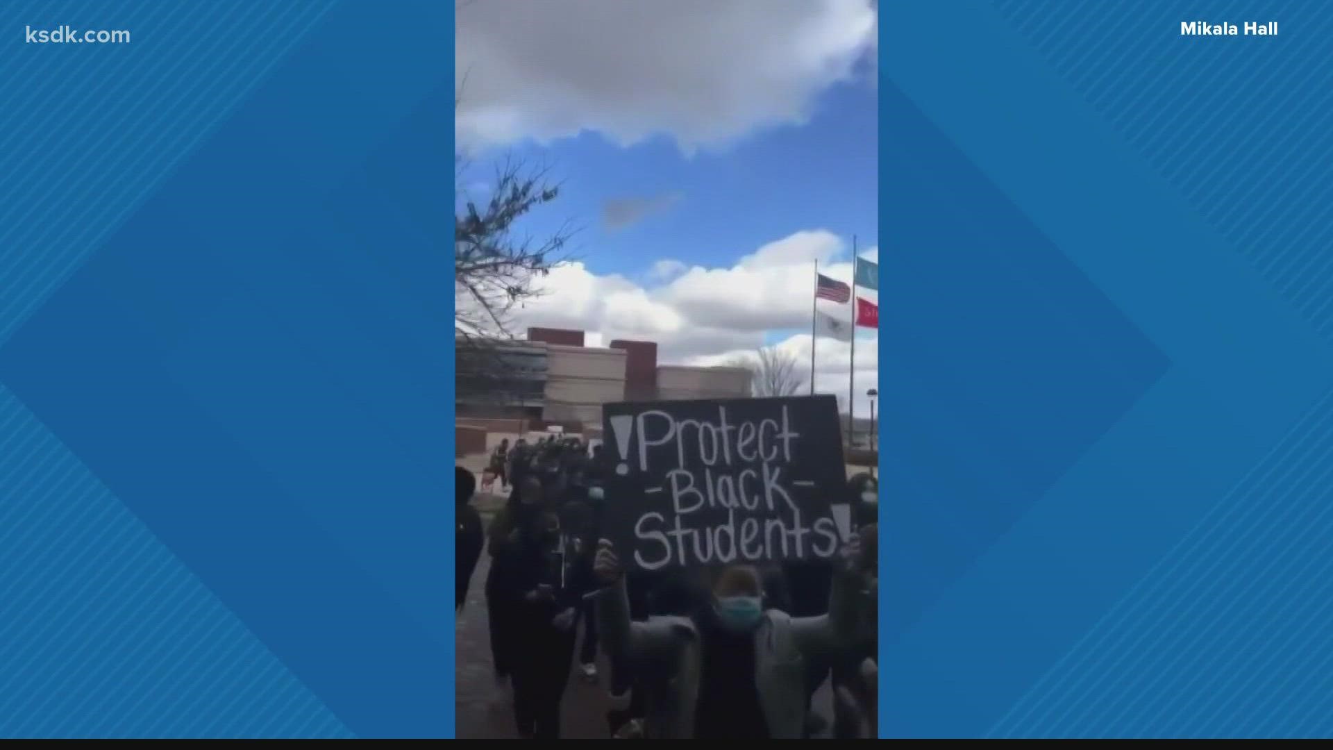 The incident sparked days of student protests and a Secret Service investigation.