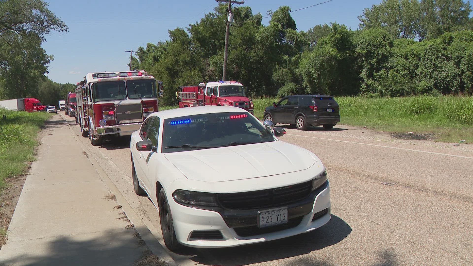 The crash involved a truck-tractor semi-trailer and a passenger vehicle. Residents said the stretch of road has been dangerous for years.