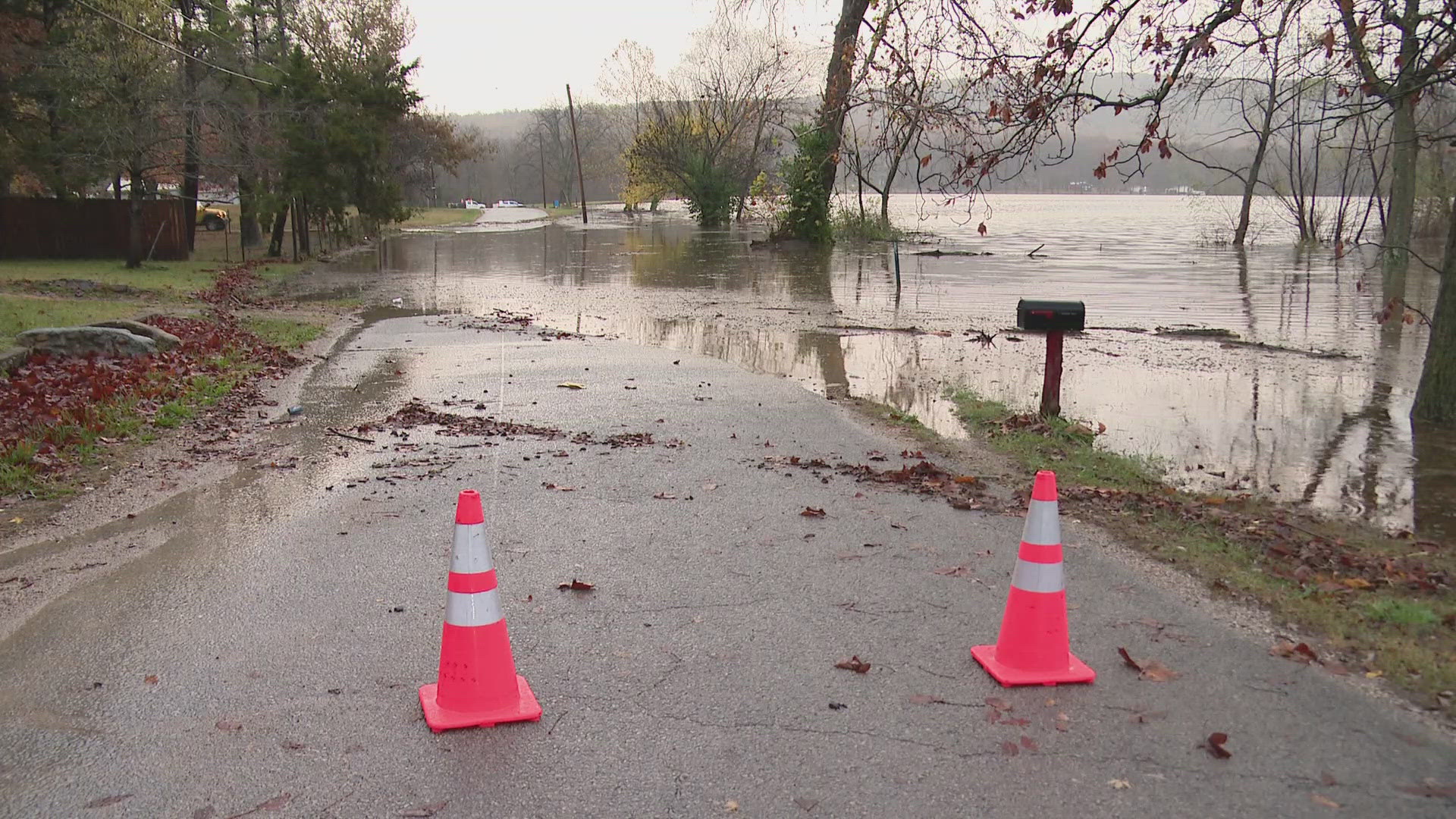 Bismarck firefighters are working to get people out of their homes as flood levels rise.