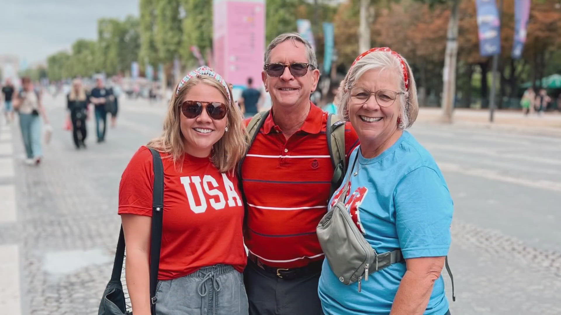 A family in Kirkwood, Missouri, made the trek across the Atlantic Ocean to bring multiple generations to the Olympics.