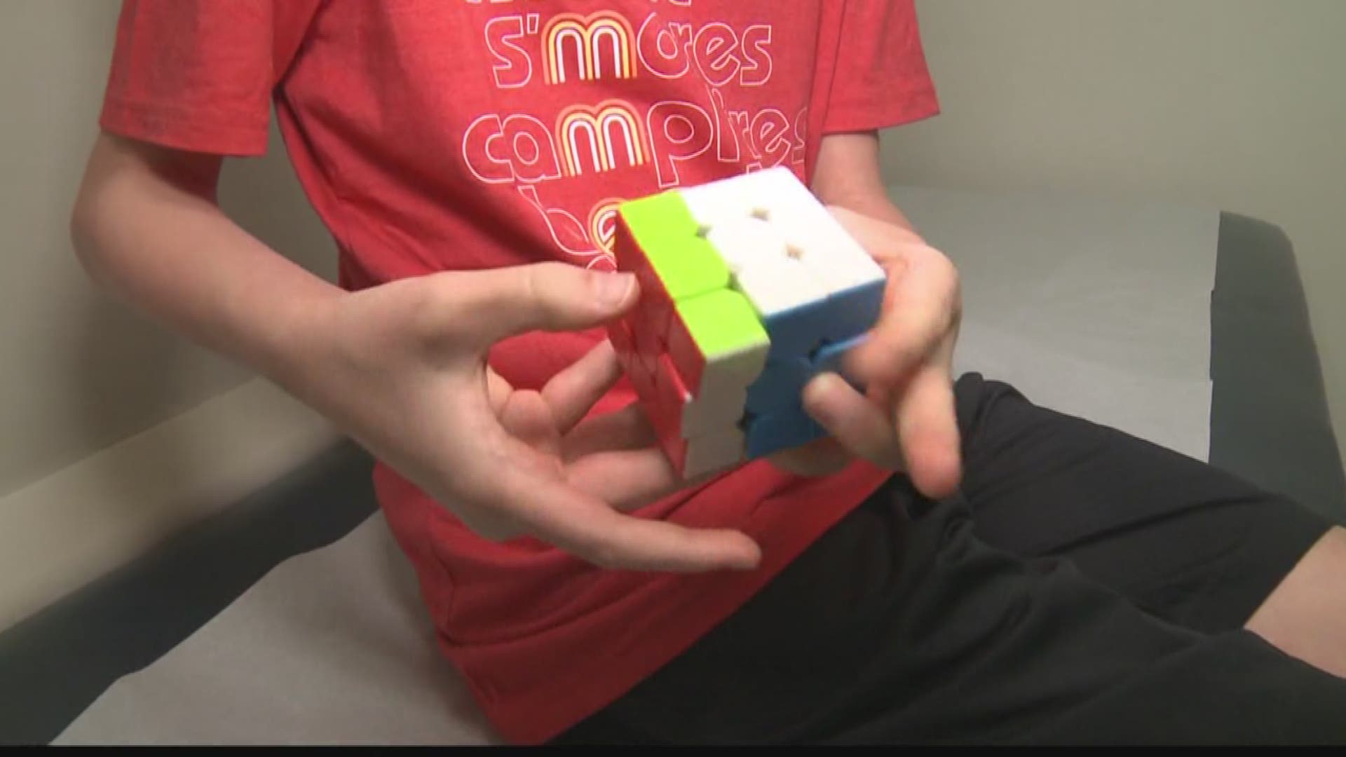 Speed cubing is much more than just a game for Jackson Bruegger.