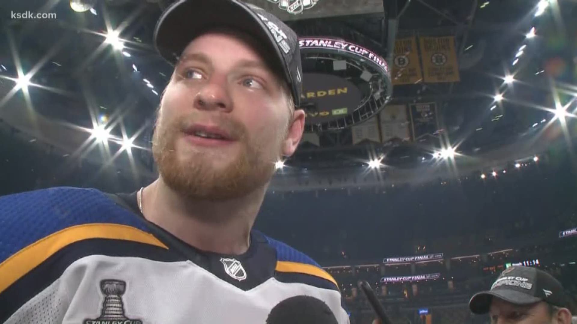 Blues defenseman Colton Parayko talked about hoisting The Cup for the first time in team history!