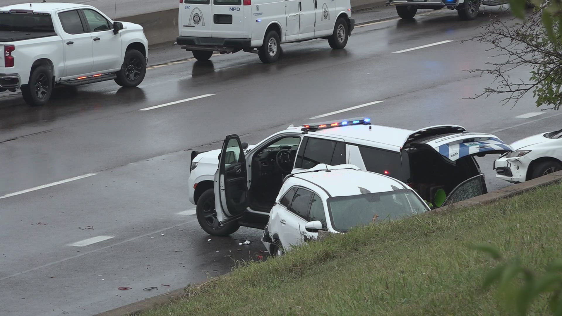 Some people say police need more protection when responding to crashes on busy St. Louis area interstates.