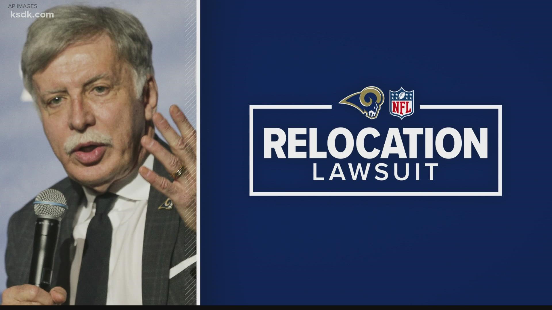 Unless a settlement can be reached, the NFL will be in a trial against St. Louis over the relocation of the Rams. It's slated to start Jan. 10.