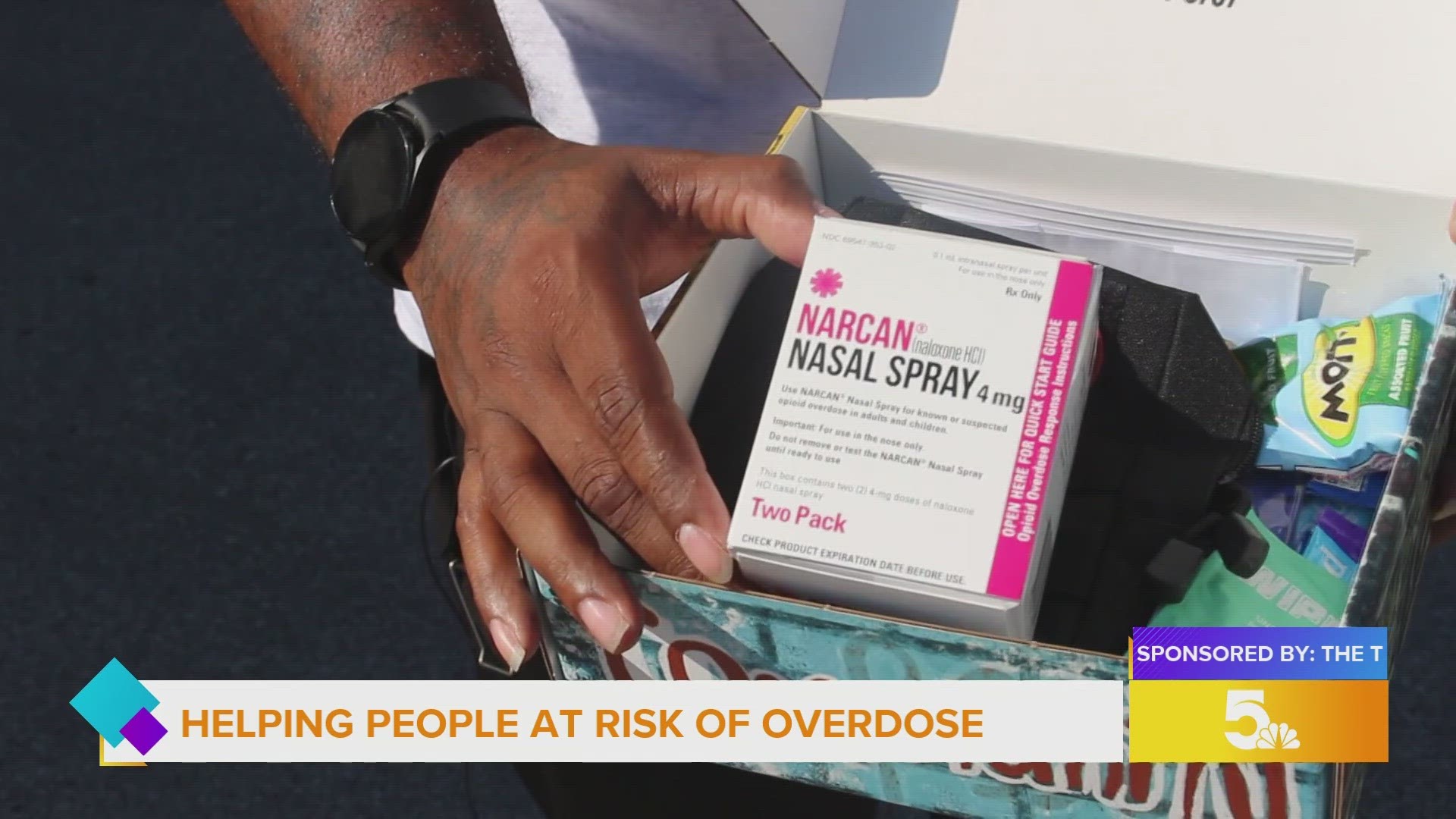 The T is a holistic harm reduction program that bridges the fatal gaps in care for people at risk for overdose due to trauma related drug use.