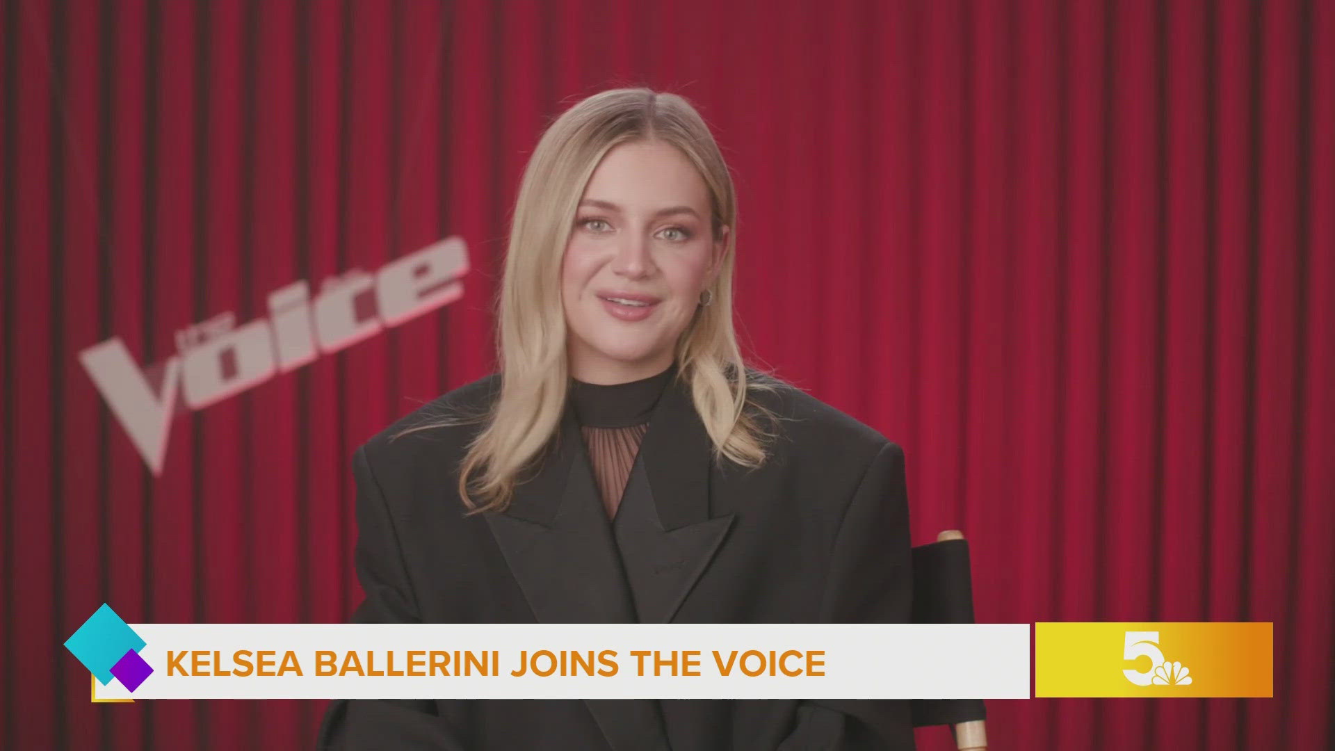 Kelsea Ballerini is the new face on "The Voice"