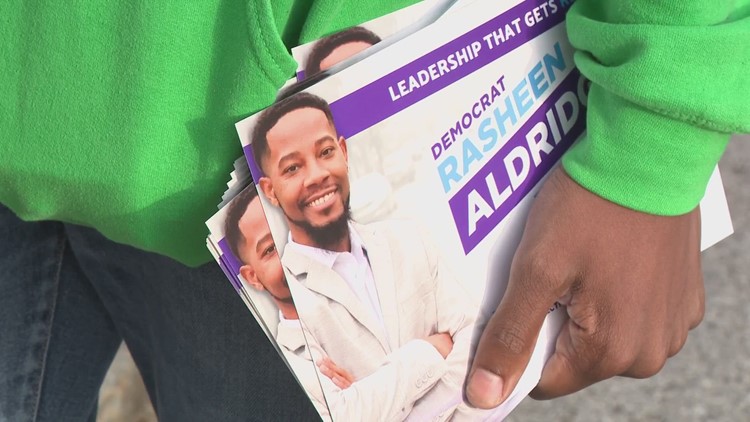 'I've been out campaigning,' Aldridge says as rival accuses him of skipping work