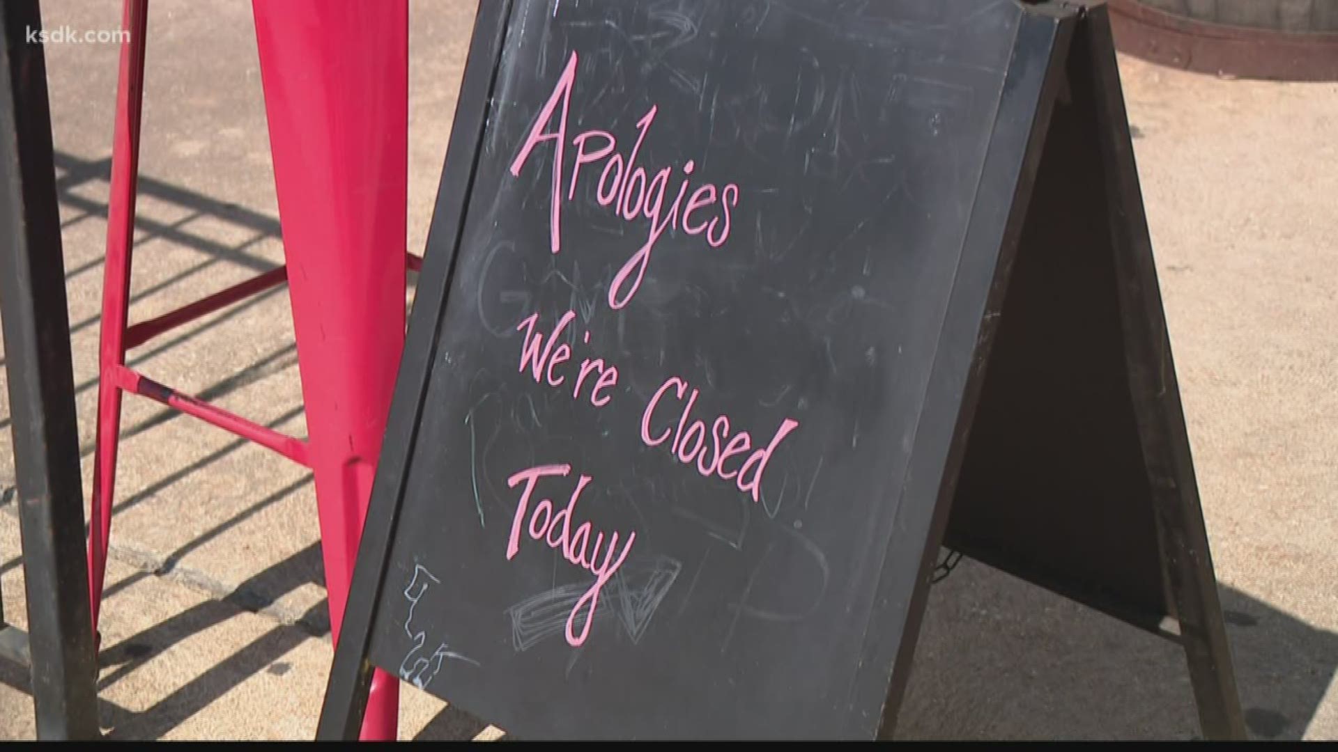 A sign outside Southtown Pub read, ‘Apologies, we’re closed today,’ but it turns out it wasn’t just closed for the day.