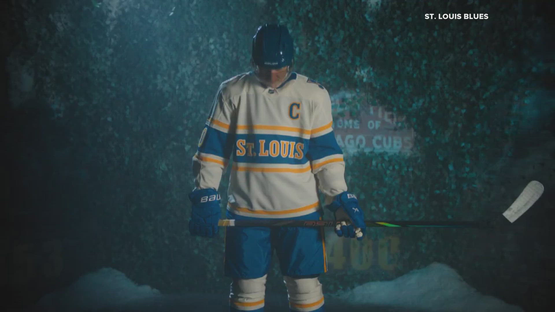 The Blues on Wednesday unveiled their jersey for the matchup at Wrigley Field that is just over a month away. Live coverage begins on TNT at 5 p.m.