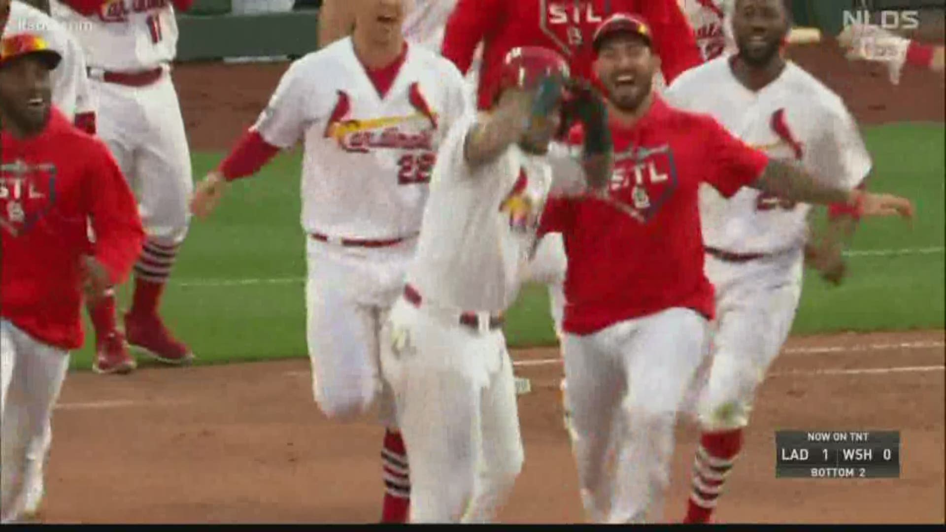 Yadi delivered the game-winning run, but everyone at Busch Stadium said they did a little bit to help.