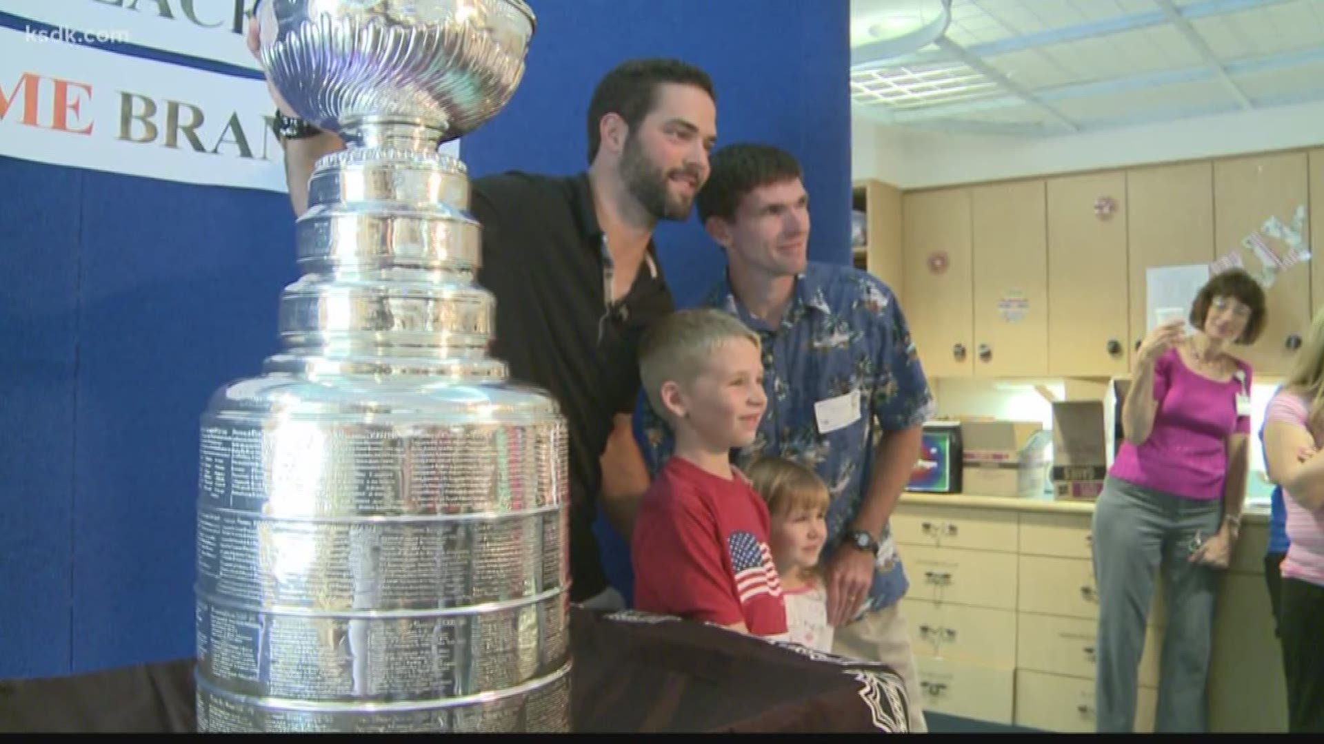 Brandon Bollig is the first St. Louis native to win the Stanley Cup. He won in 2013 when he was on the Chicago Blackhawks. Oddly enough, they beat the Boston Bruins that year. But Bollig grew up a Blues fan.