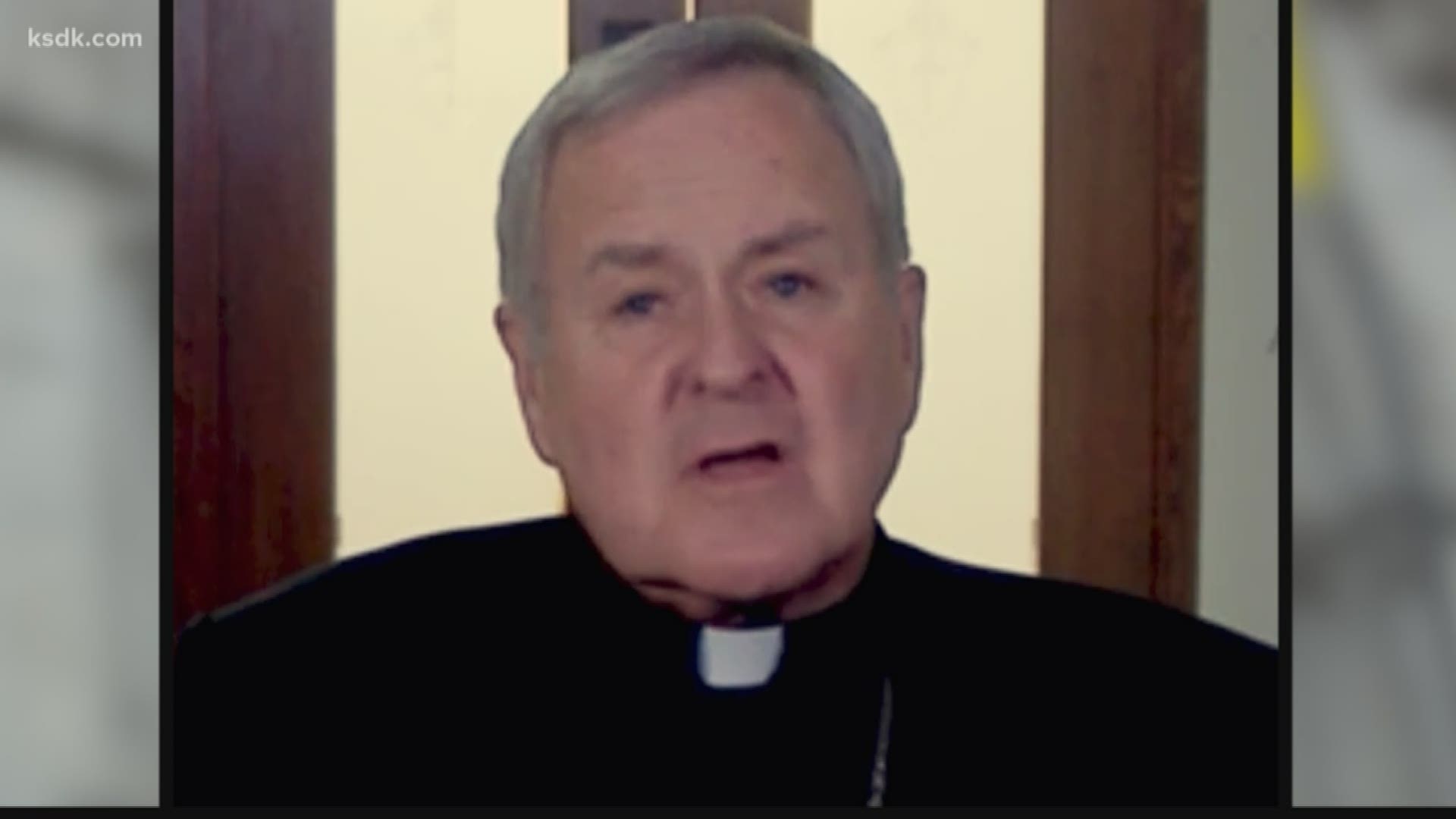 Archbishop Robert J. Carlson talked about the difficult decisions to cancel Holy Week Masses and close parish schools
