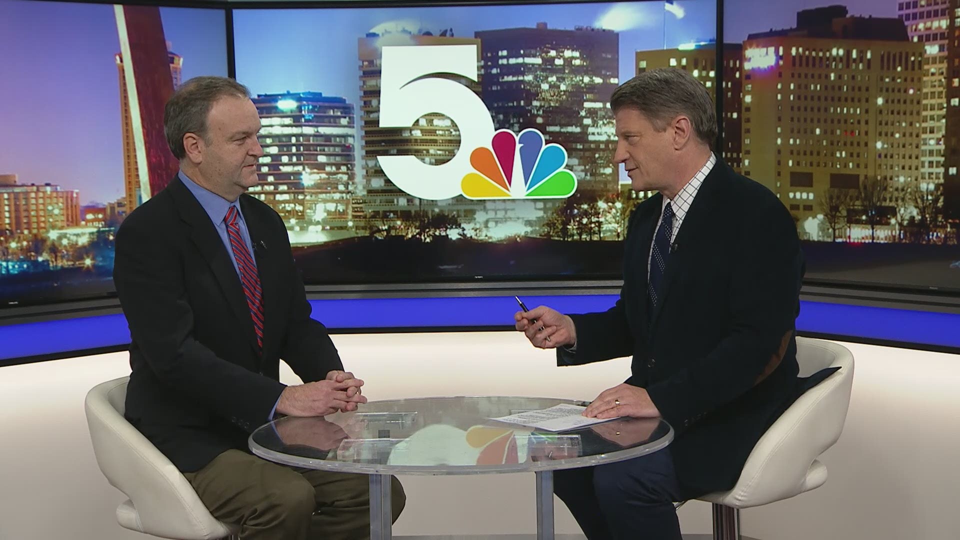 In a one-on-one interview in the 5 On Your Side studios, Page told Mike Bush that St. Louis County Police Chief Jon Belmar is the right person for the job.