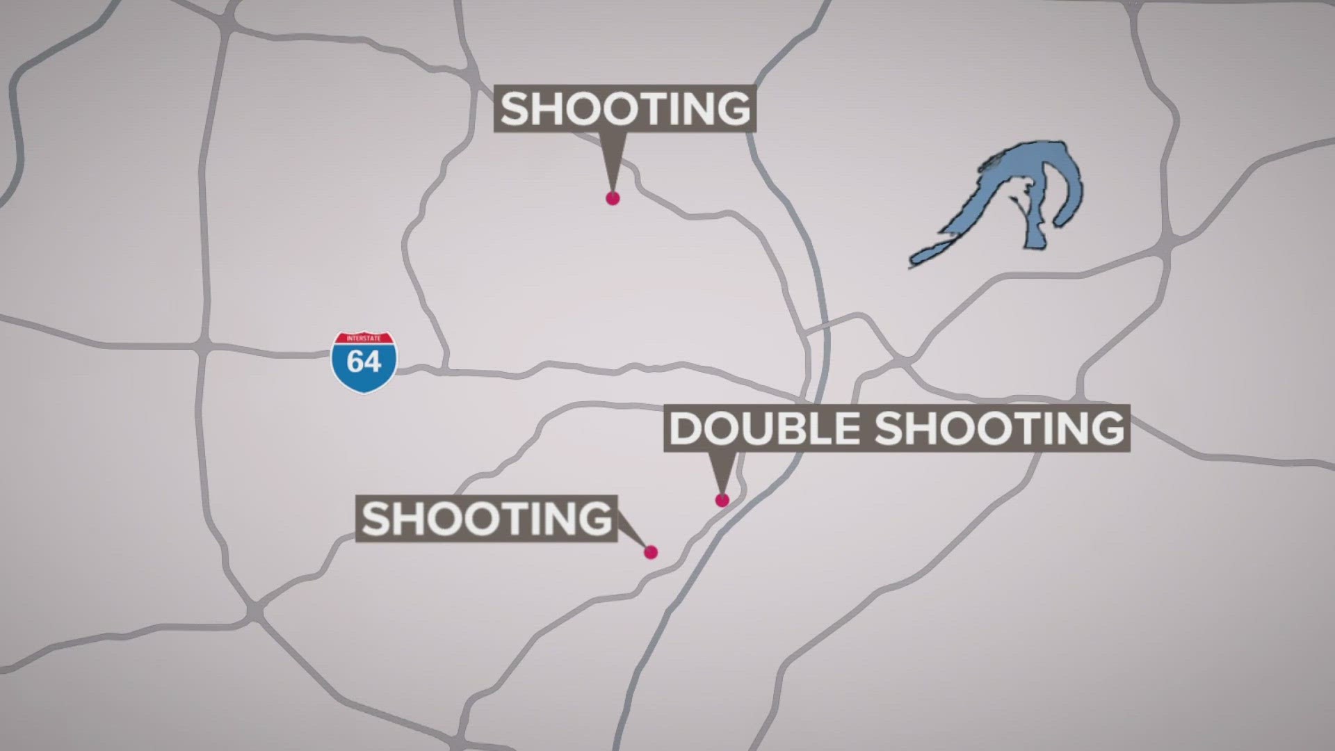 Four people were shot in separate shootings Thursday morning. They raise the city of St. Louis' number of reported shootings so far this year to 450.