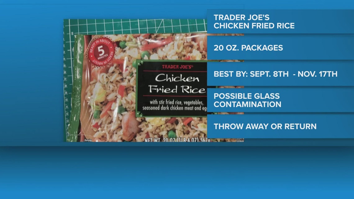 Frozen chicken fried rice recalled due to glass concerns | ksdk.com