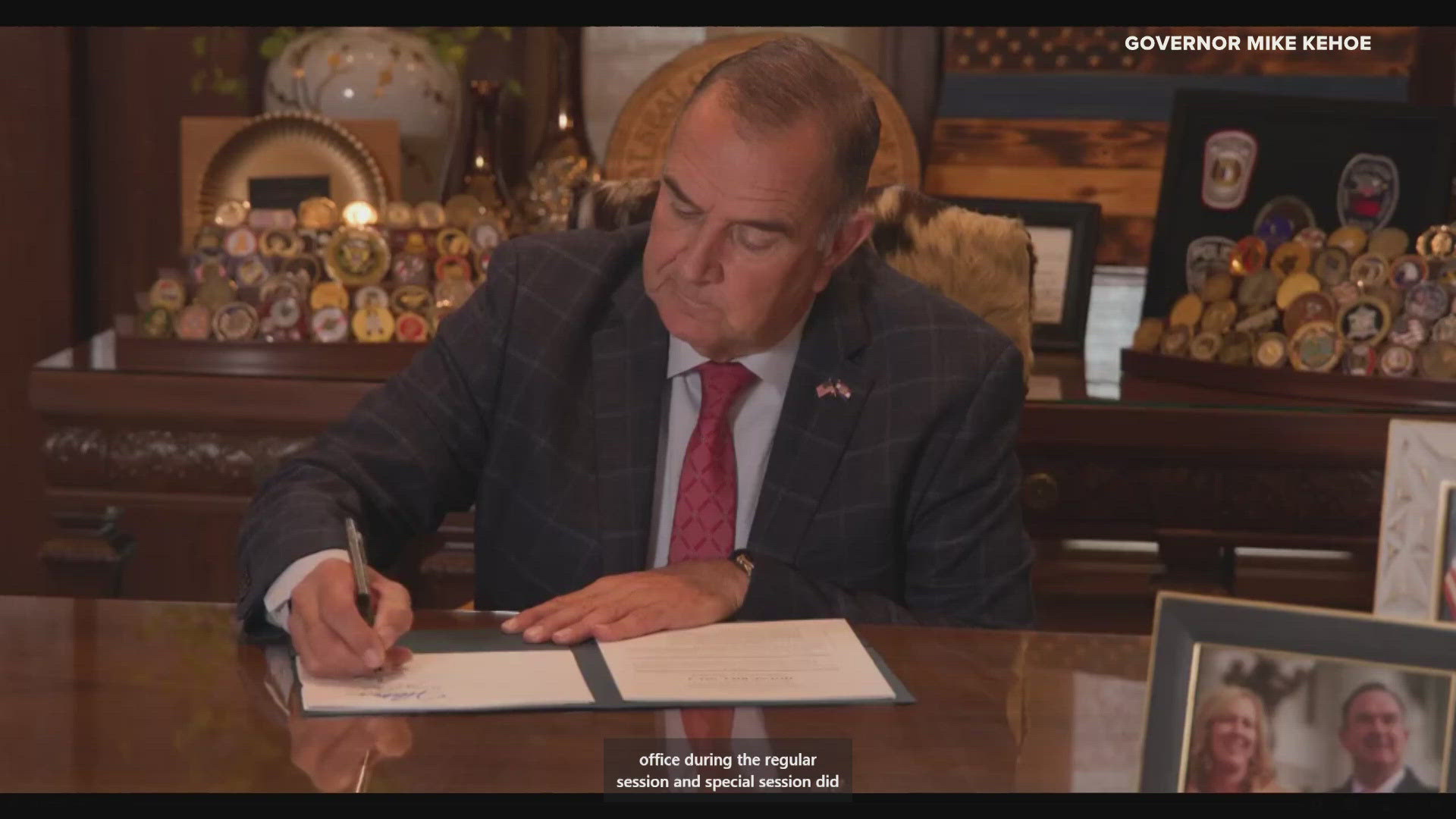 Kehoe vetoed $300 million in general revenue items and put a hold on spending for $211 million more.