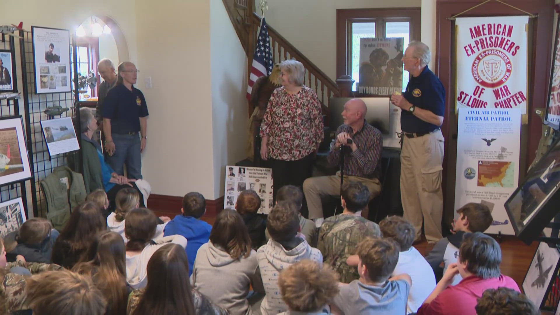 A special event today at Jefferson Barracks POW and MIA museum honoring Vietnam veteran Colonel John Clark.