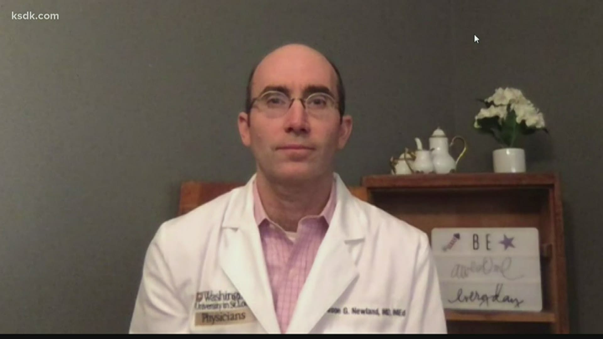 Dr. Jason Newland is an infections diseases expert at Washington University.