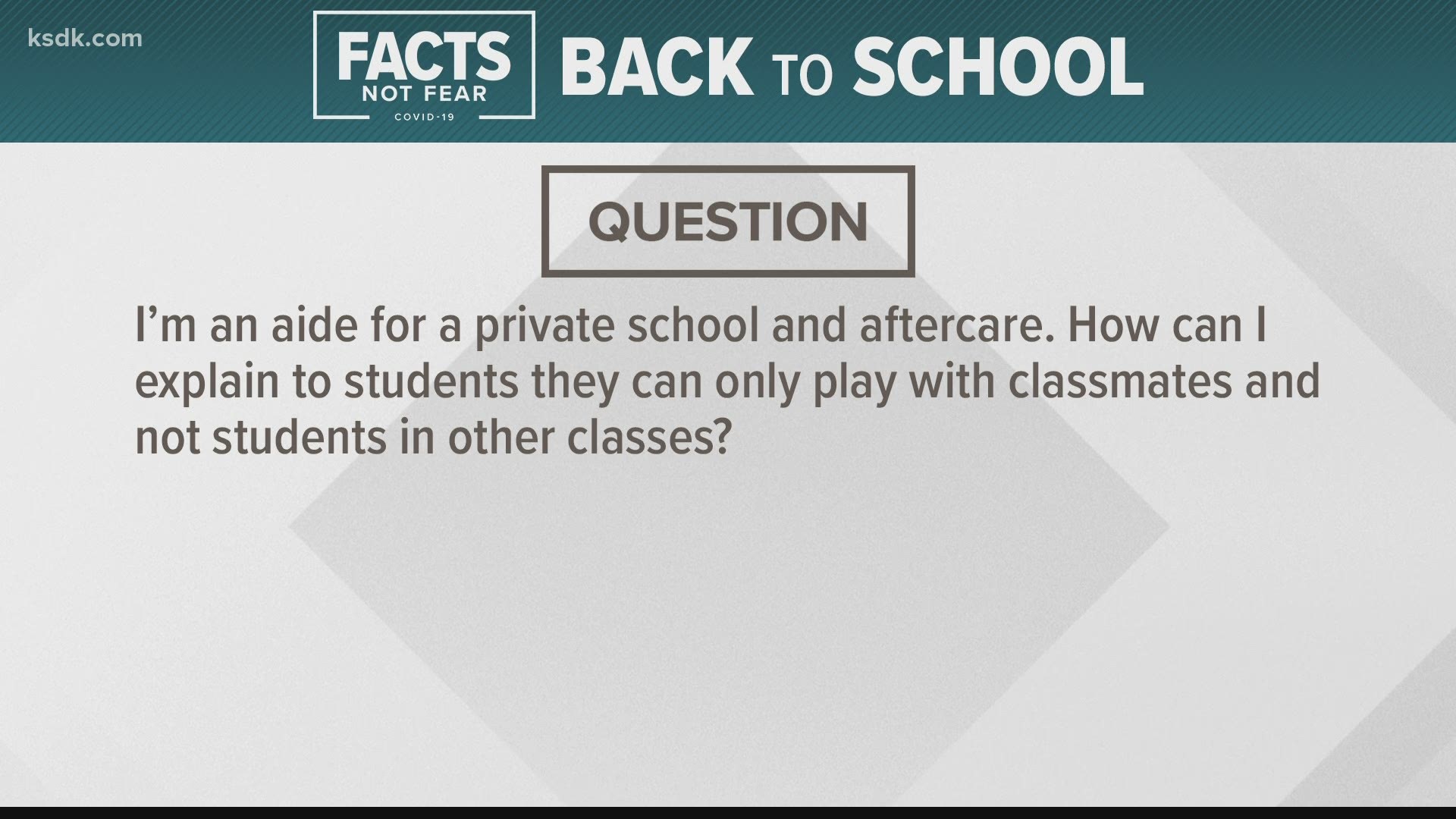 5 On Your Side is working to answer your back-to-school questions.