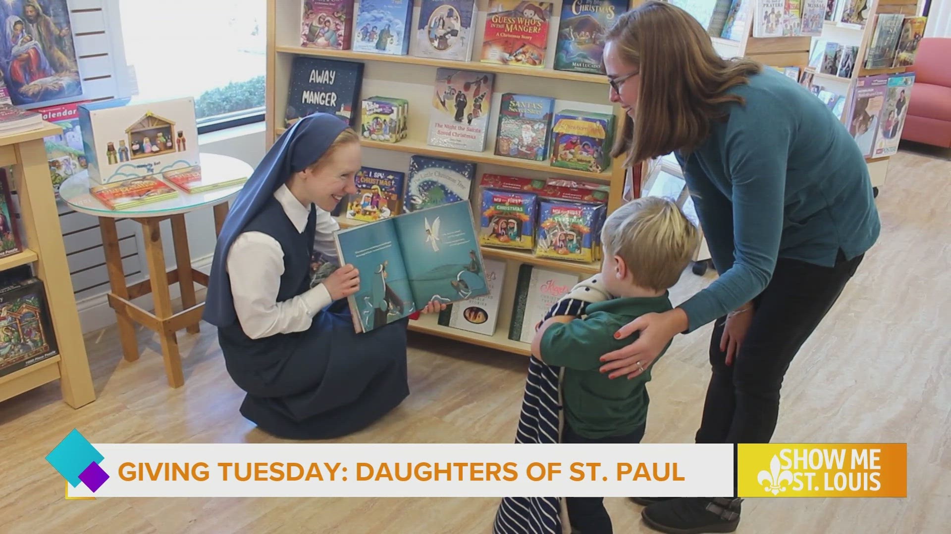 This time of year can be one of loneliness, and grief.  Hear how the Daughters of St. Paul are spreading peace and joy throughout the holiday season.