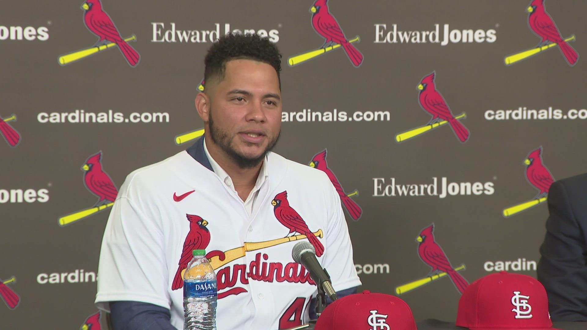 Highlights from Willson Contreras' first Cardinals news conference