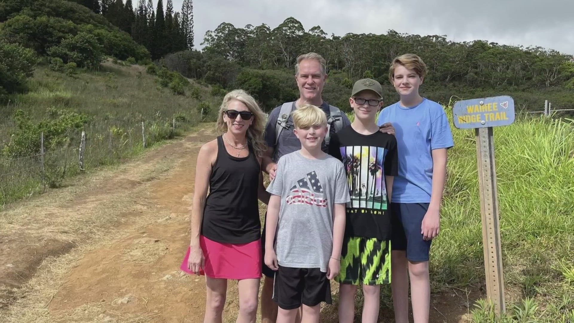 Many families vacationing in Hawaii are stranded on the island including a family of five from Chesterfield.