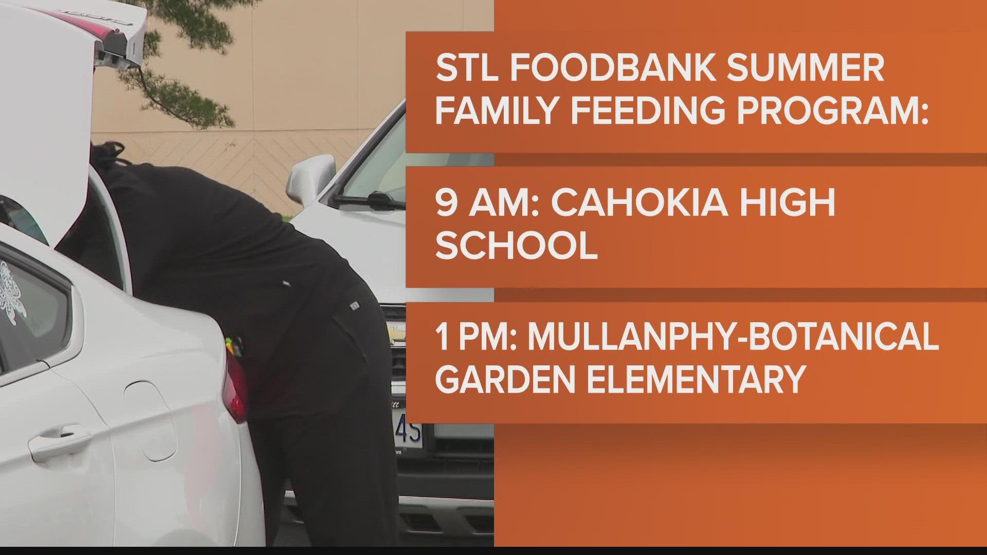Thursday is the first day of the St. Louis Area Foodbank’s Summer Family Feeding Program. Families can go to multiple locations in the Metro East and in St. Louis.