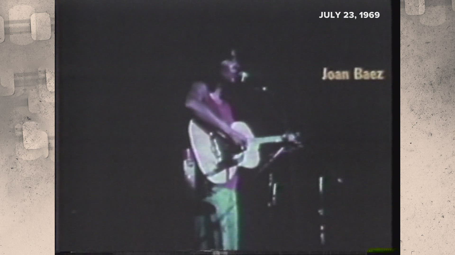 On July 23, 1969, the legendary singer and songwriter Joan Baez was in St. Louis to perform at the Mississippi River Festival.