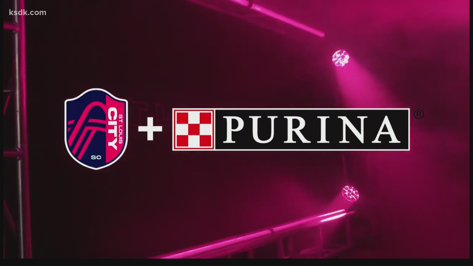 The Purina logo will also show up on the team's kits.
