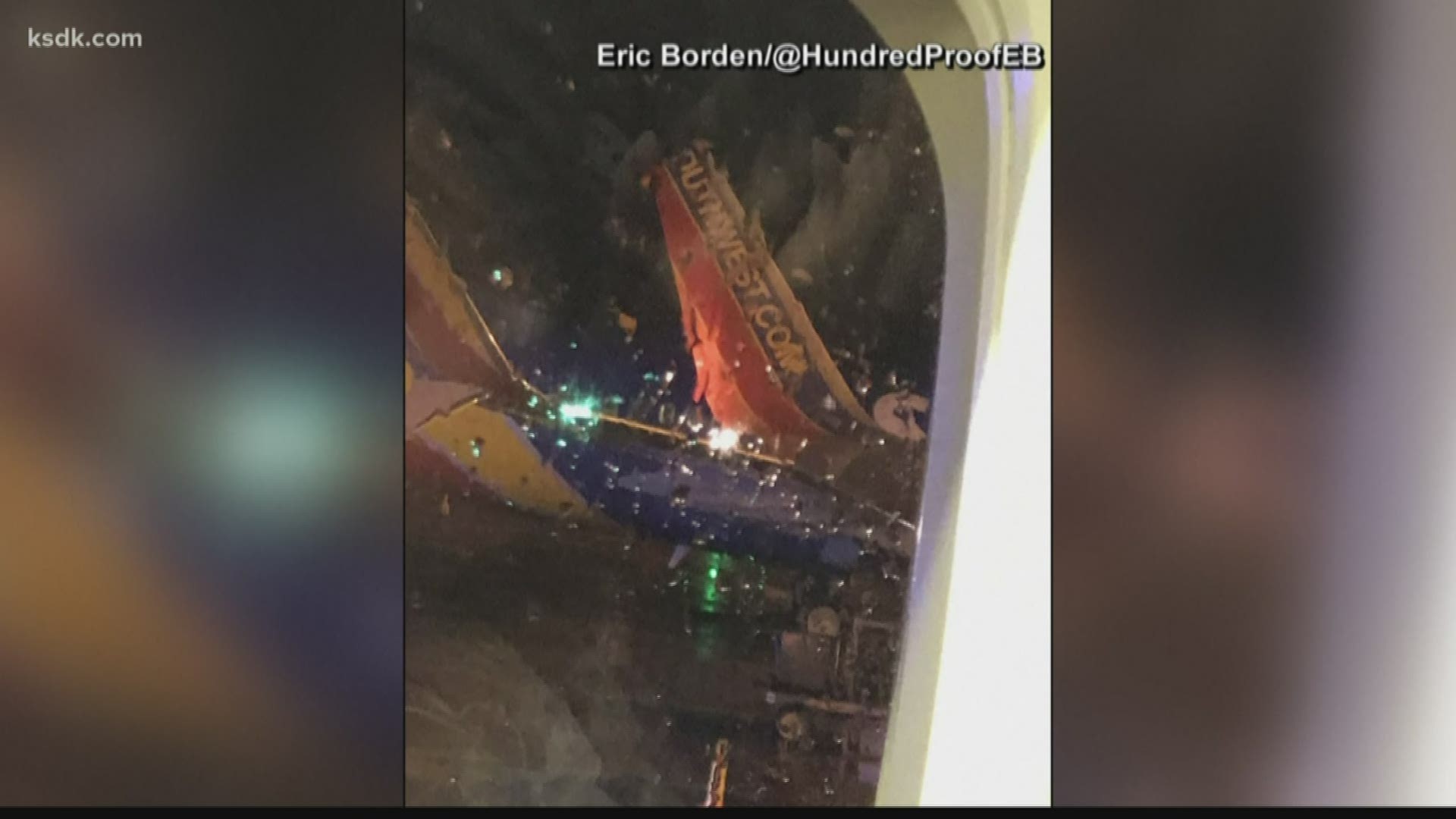 Two airplanes collided on the tarmac at the Nashville airport Saturday night. Southwest Airlines says no injuries were reported.