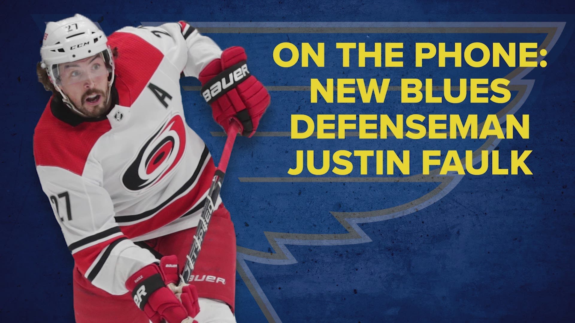 Faulk is heading to the Blues in a package that includes defenseman Joel Edmundson.