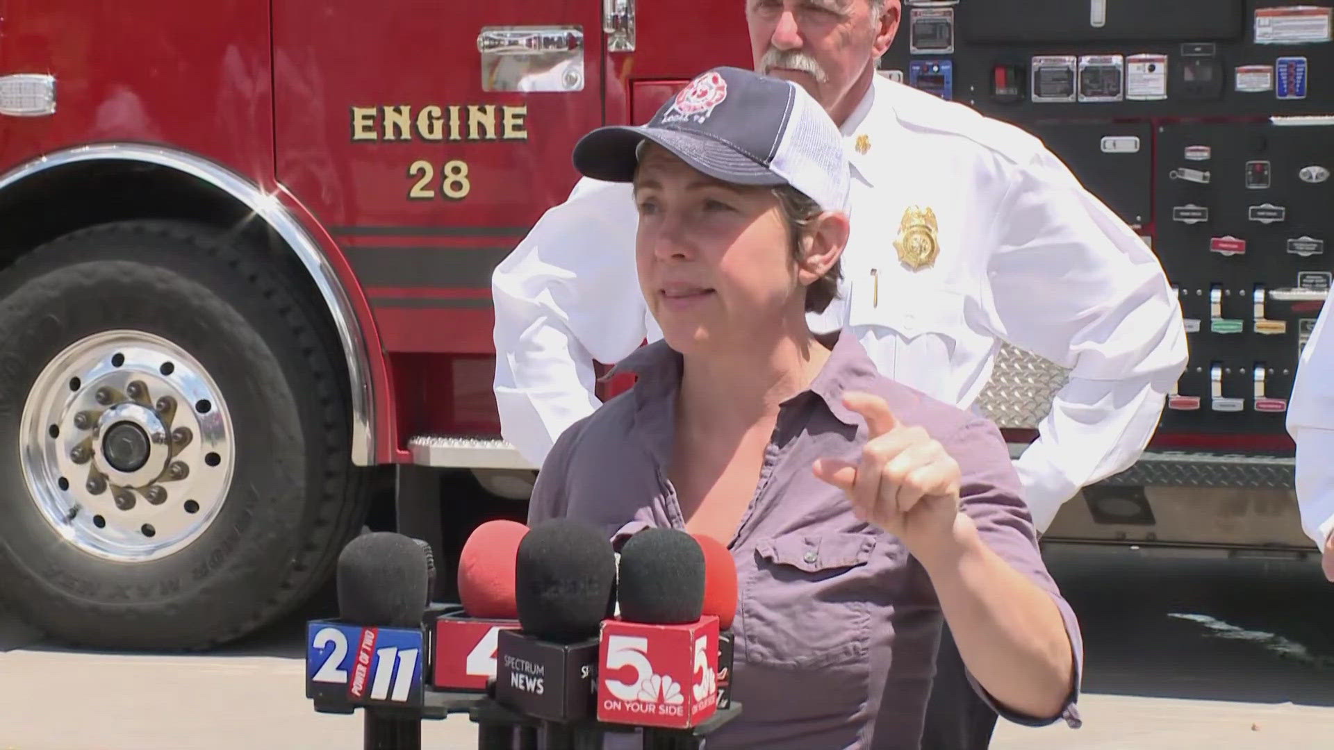 St. Louis officials provided an update on storm recovery Tuesday afternoon. Five people were killed in the storm.