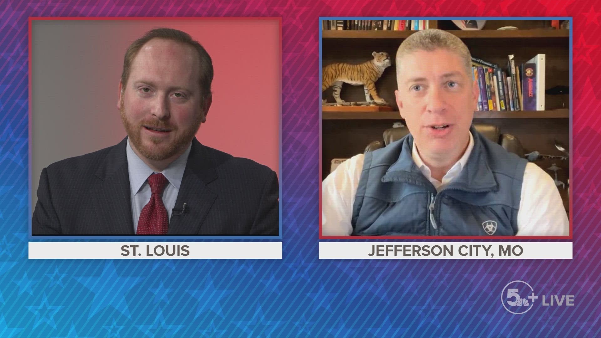 Missouri Sen. Bill Eigel joined 5 On Your Side political editor Mark Maxwell on "The Record" to discuss a number of topics making political news.
