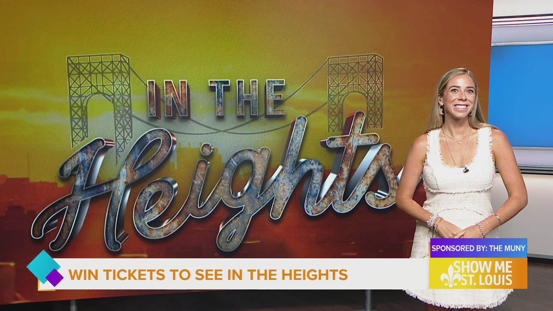 One winner will receive 2 tickets to see In the Heights at The Muny on August 9.