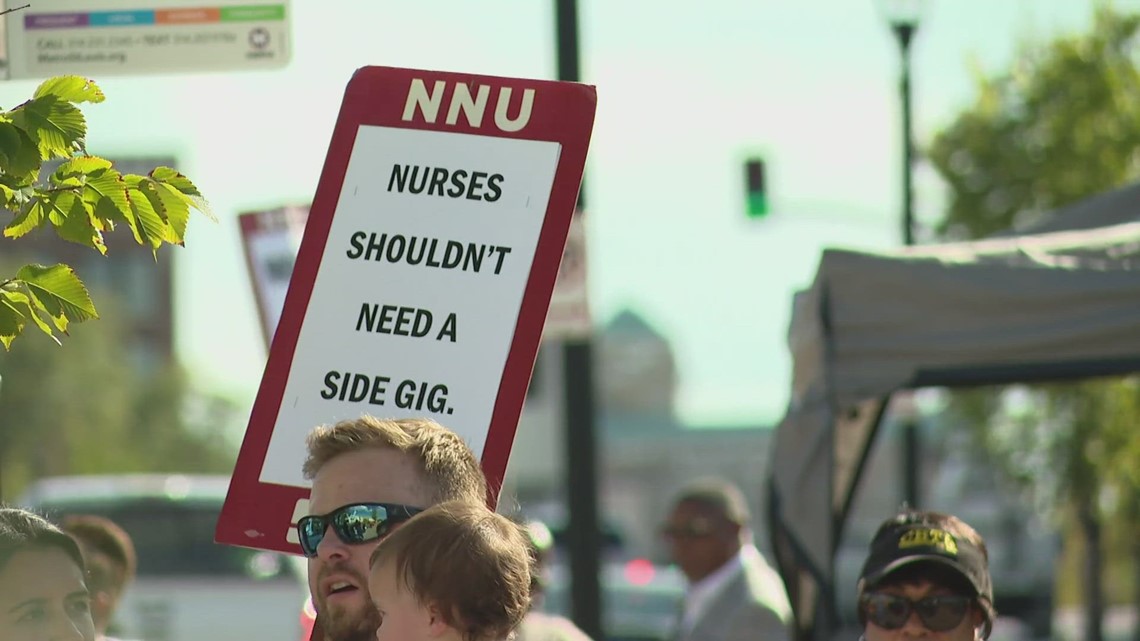SLU nurses conduct 24-hour strike, prepare to head back to negotiation tables Oct. 17 - Vimarsana News