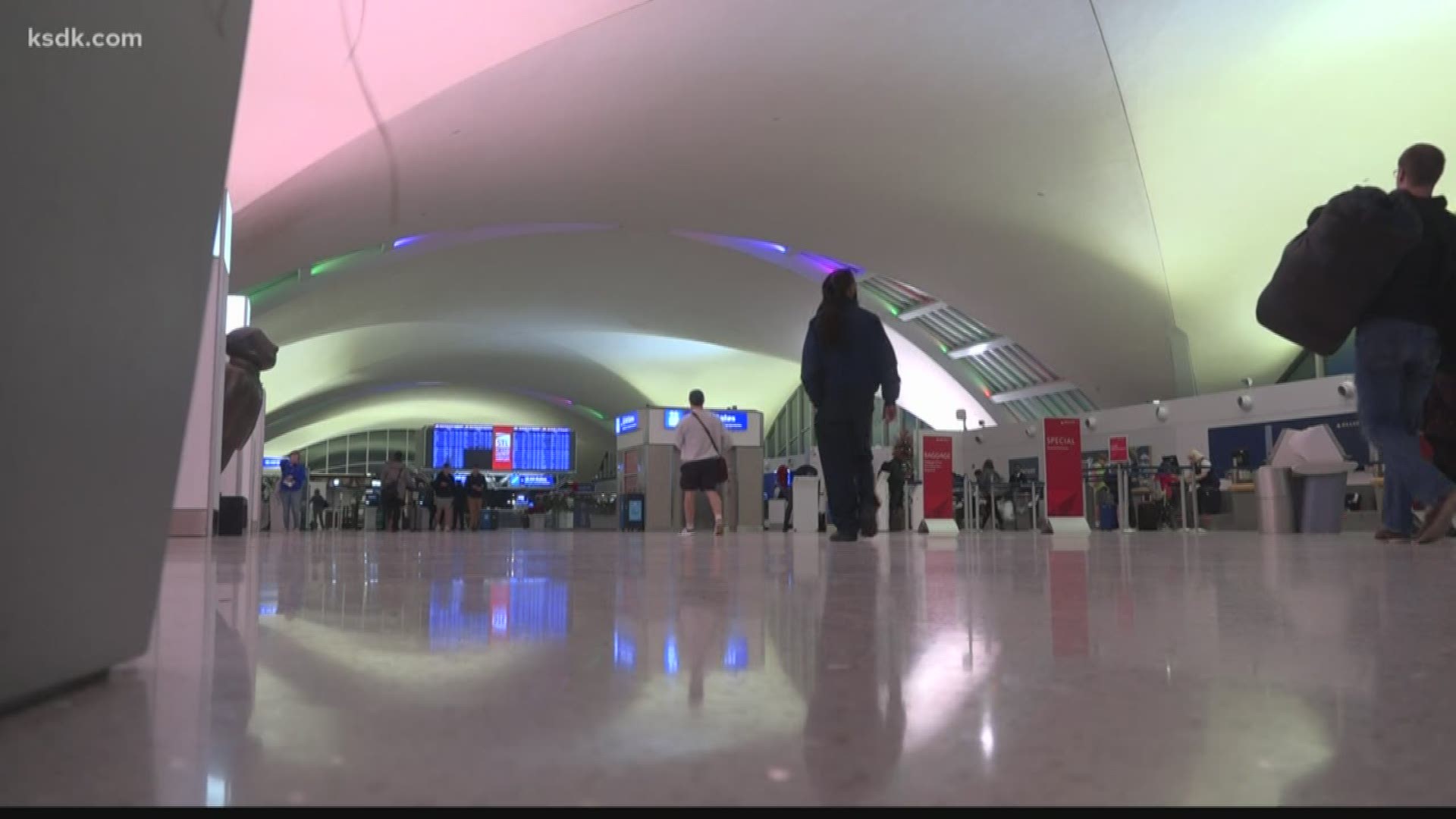 St. Louis Lambert expects more than 20,000 travelers to check-in at the airport, not including flyers on a layover