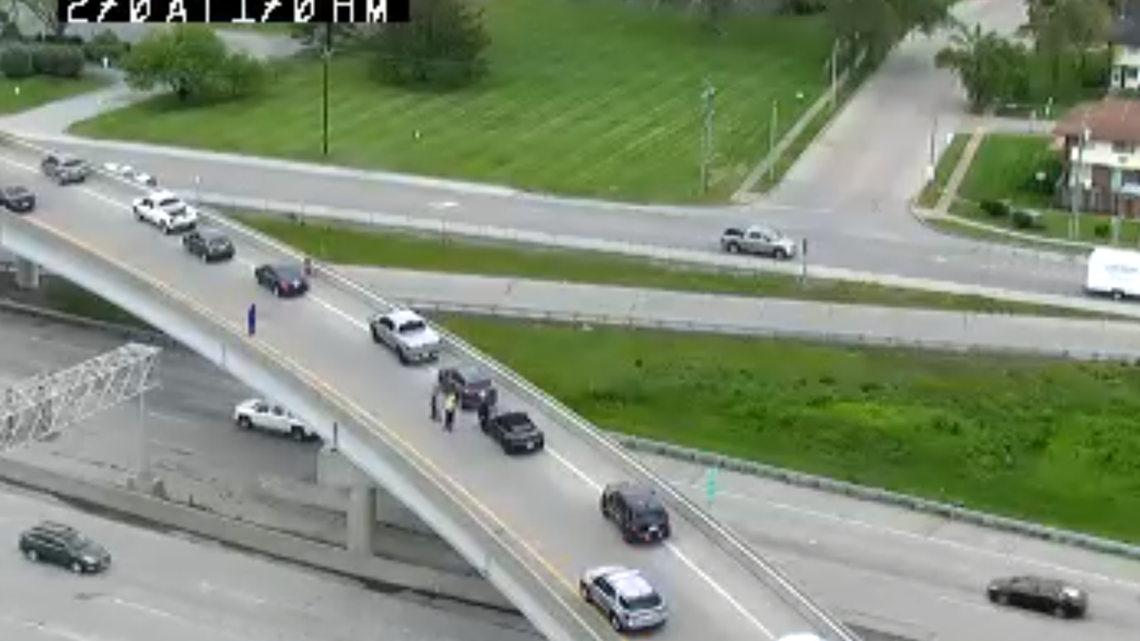 Man charged after road rage shooting on I170